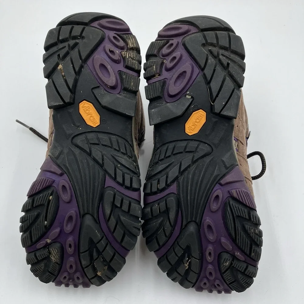 Merrell Moab 2 Ventilator Mid Hiking Boots Bracken Purple Size 9W Women's